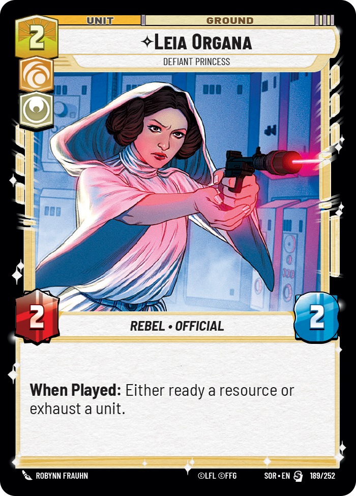 Leia Organa, Defiant Princess (SOR) Special