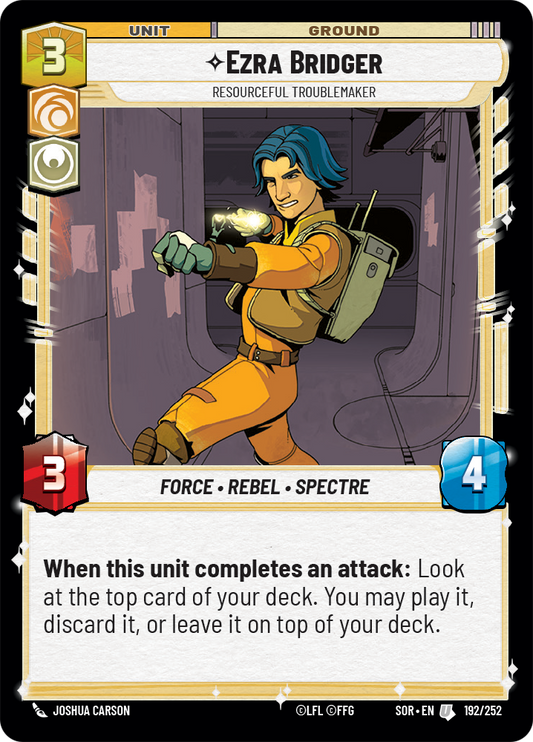 Ezra Bridger, Resourceful Troublemaker (SOR) Uncommon