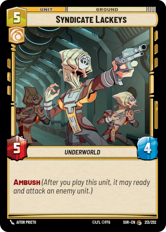 Syndicate Lackeys (SOR) Common