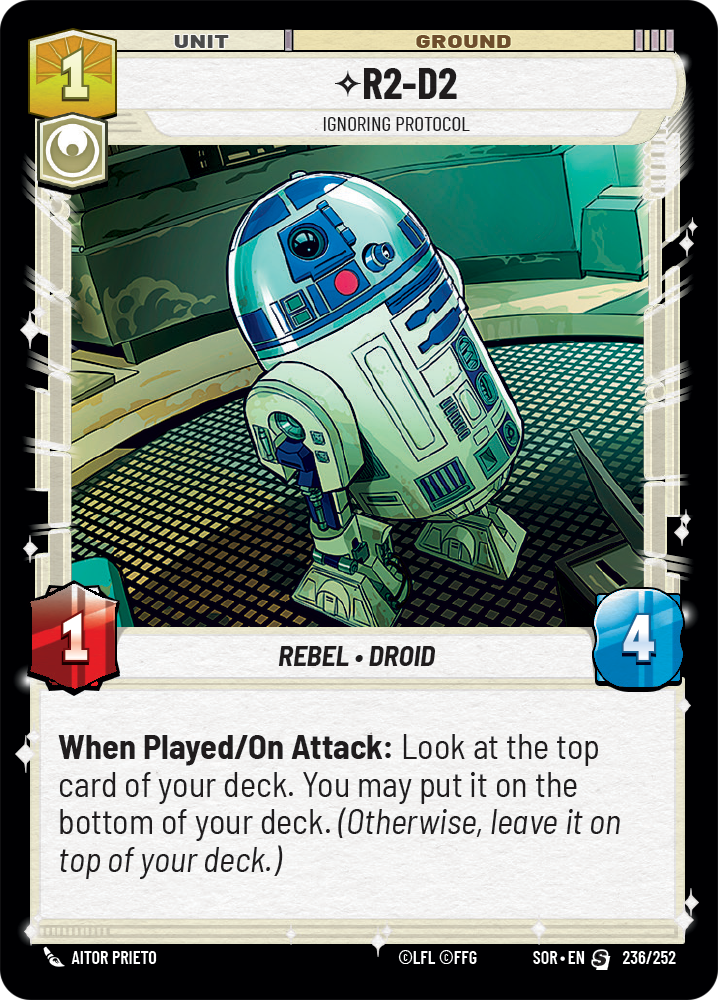 R2-D2, Ignoring Protocol (SOR) Special