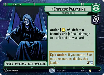 Emperor Palpatine, Galactic Ruler (SOR) Rare