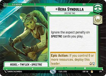 Hera Syndulla, Spectre Two (SOR) Rare