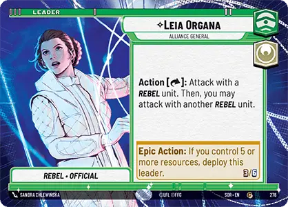 Leia Organa, Alliance General (SOR) Common