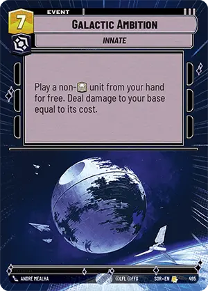 Galactic Ambition (SOR) Rare